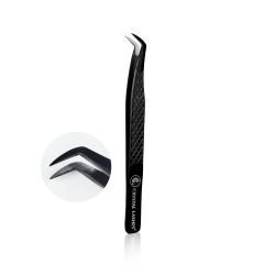 Pęseta Crystal Lashes Model 03 czarna